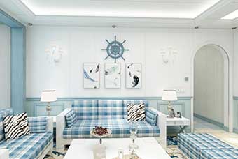 贵阳地中海风格-客厅