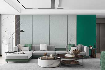 贵阳轻奢风格-客厅