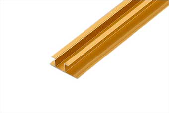 贵阳航空纤维墙咔铝合金带灯中条（钛金氧化）