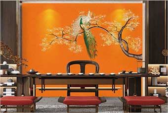 贵阳森佰汇航空纤维墙咔（春花秋月）