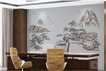 贵阳森佰汇航空纤维墙咔(山水之间)